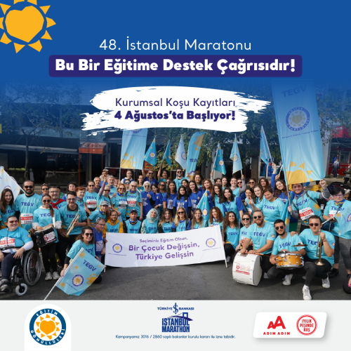 48. İstanbul Maratonu - TEGV içerik görseli.